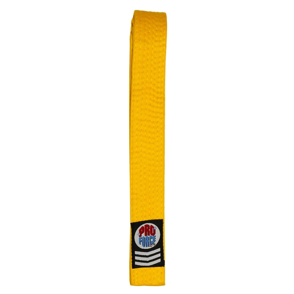 ProForce 1.75" Double Wrap Solid Yellow Karate Belt
Size 2, EUC
